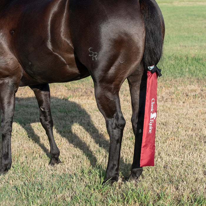 Classic Crimson Red Tail Bag