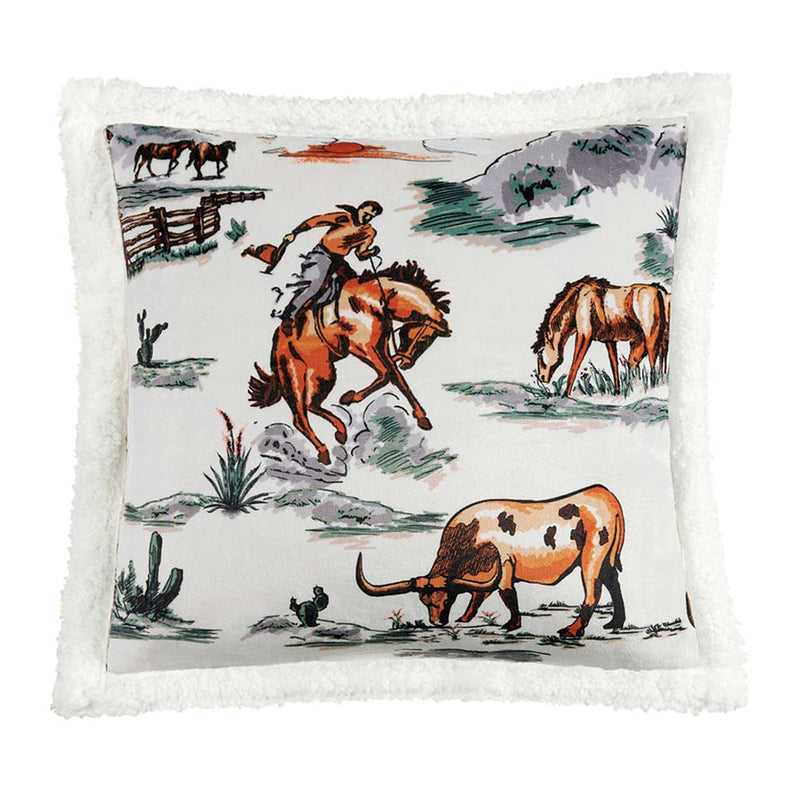 Paseo Road Ranch Life Duffle Bag Accent Pillow