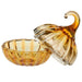 Creative Co-Op Glass Pumpkin Iridescent Jar