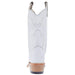 Old West Youth All Over White Almond Toe Cowboy Boot