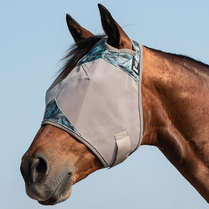 Cashel Company Crusader Patterned Fly Mask No Ears
