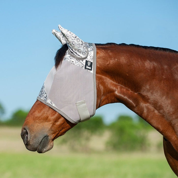Cashel Company Crusader Patterned Horse Fly Mask with Ears