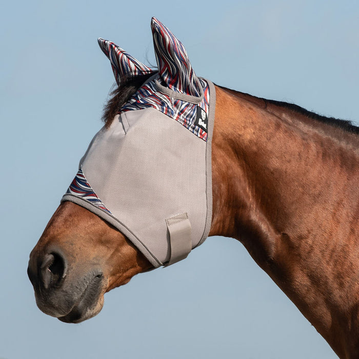 Cashel Company Crusader Patterned Fly Mask With Ears