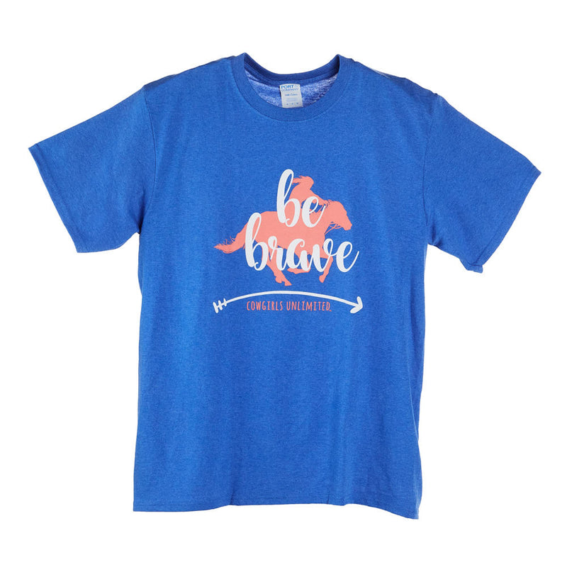 Moss Brothers Womens Royal Be Brave Tee