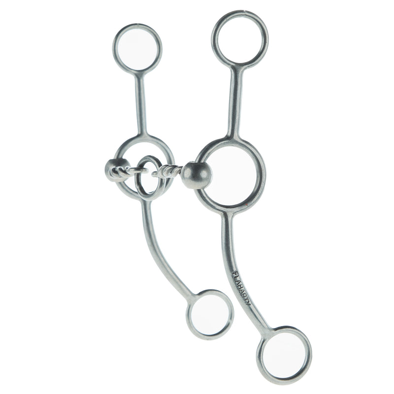 Flaharty Bits & Spurs Twisted Wire Lifesaver Circle Gag Bit