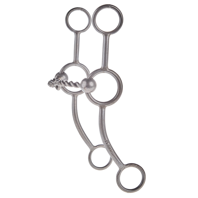 Flaharty Bits & Spurs Twisted Wire Circle Gag Bit