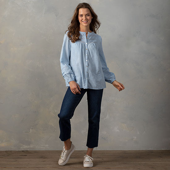 Country Grace CG Sweet Blue Skies Top
