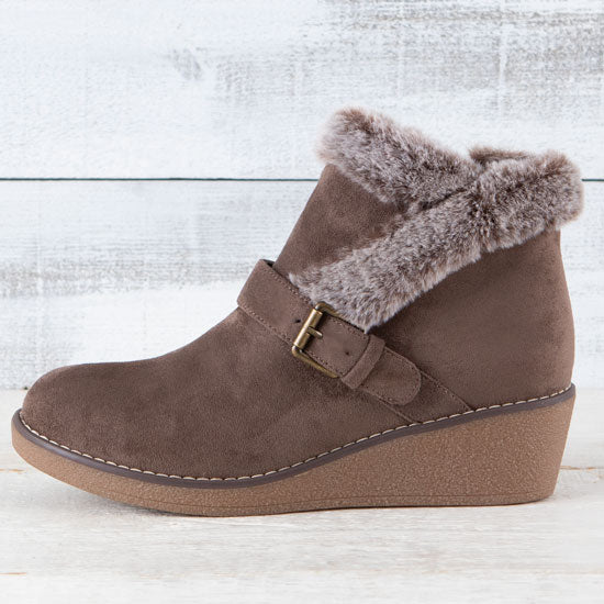 Corkys Footwear Country Grace Chocolate Bootie