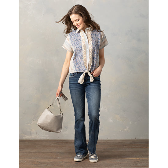 Hem And Thread Country Grace Just Believe Top