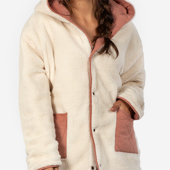 Wishlist Country Grace Blush Fleece Jacket