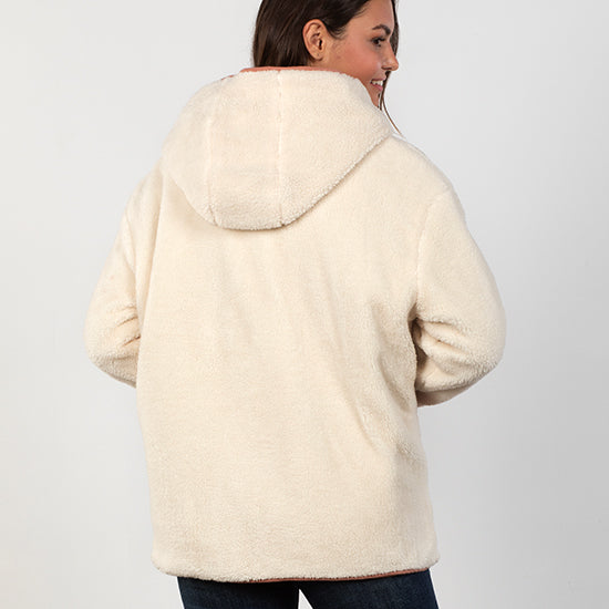 Wishlist Country Grace Blush Fleece Jacket