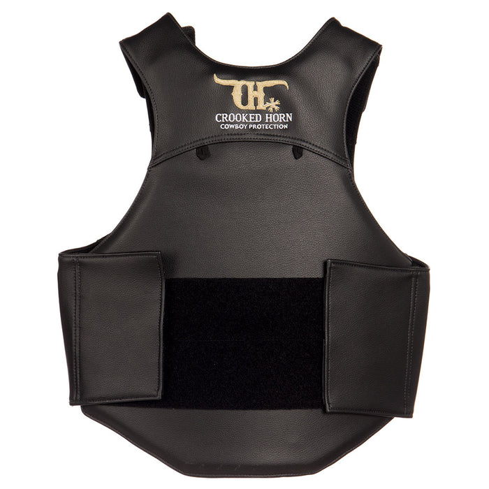 Crooked Horn Cowboy Protection Bull Rider Pleather Vest