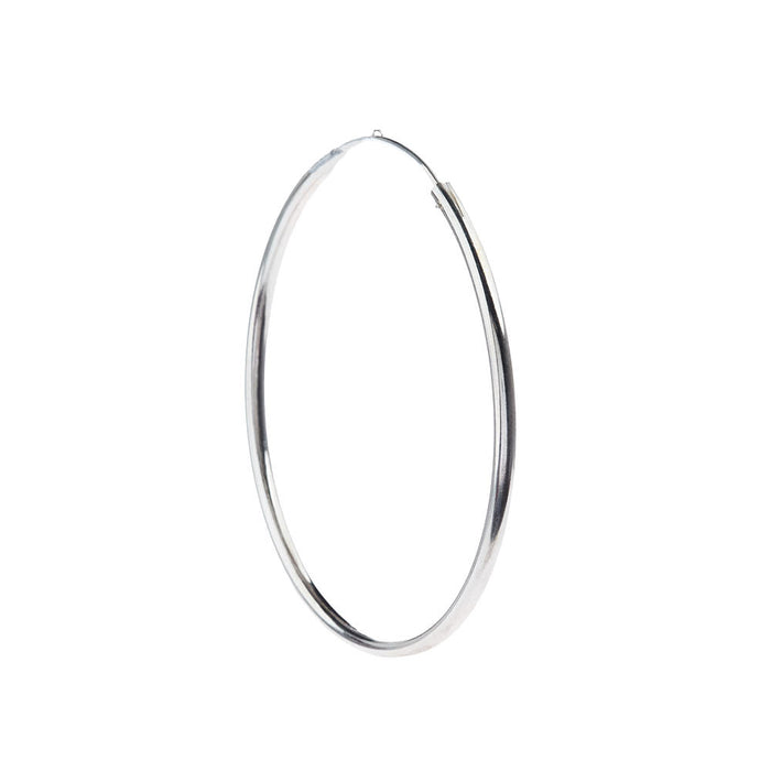 Andy Mikes Charleston Silver Hoop Earring
