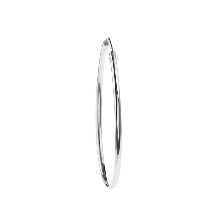 Andy Mikes Charleston Silver Hoop Earring