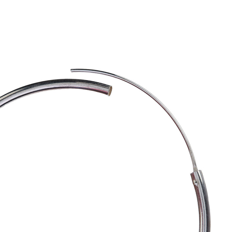 Andy Mikes Charleston Silver Hoop Earring