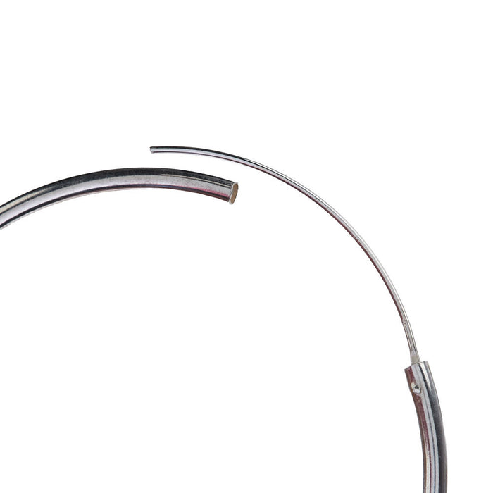 Andy Mikes Charleston Silver Hoop Earring