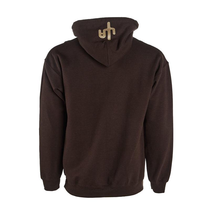 Cactus Alley Hat Co Mens Just Shoot It Chocolate Hoodie