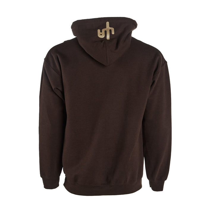 Cactus Alley Hat Co Mens Just Shoot It Chocolate Hoodie