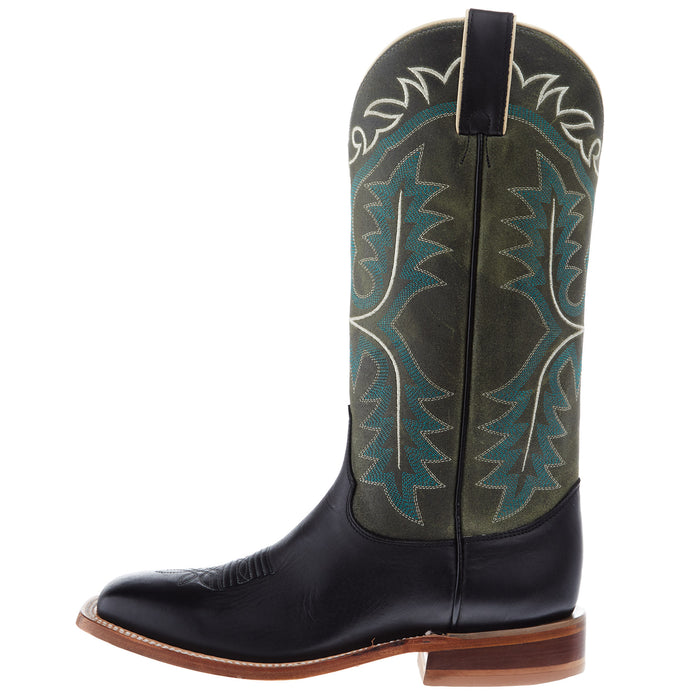 Justin Boot Company Women`s Stella Black 13 In Blue Top Cowgirl Boot