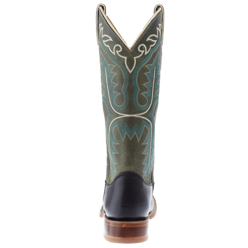 Justin Boot Company Women`s Stella Black 13 In Blue Top Cowgirl Boot