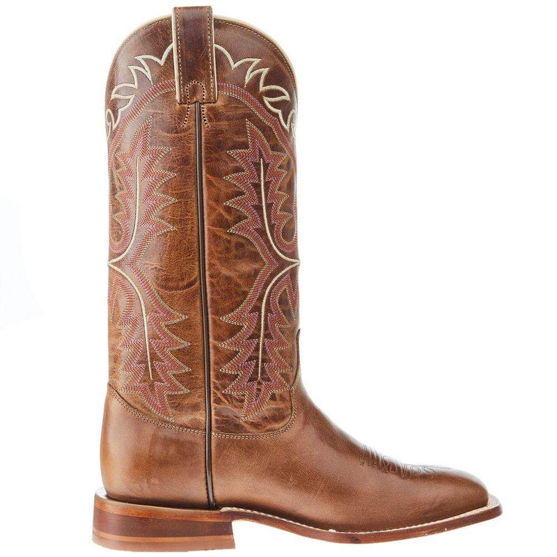 Justin Boots Women`s Stella Tan 13 In Tan Top Cowgirl Boot