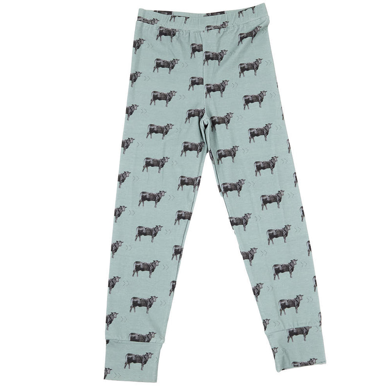 Cowkid Clothing Company Boy's Olive Angus Short Sleeve Set