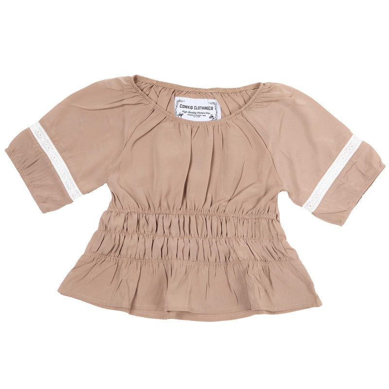 Cowkid Clothing Company Infant Girl's Homestead Blouse & Skirt Set