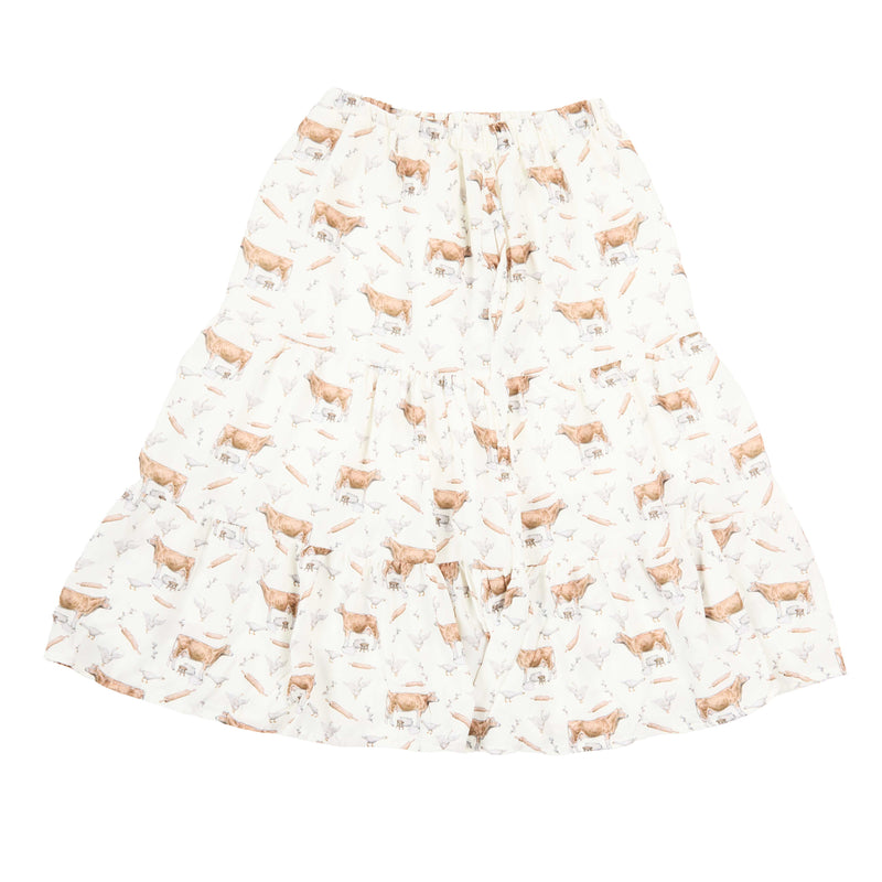 Cowkid Clothing Company Infant Girl's Homestead Blouse & Skirt Set