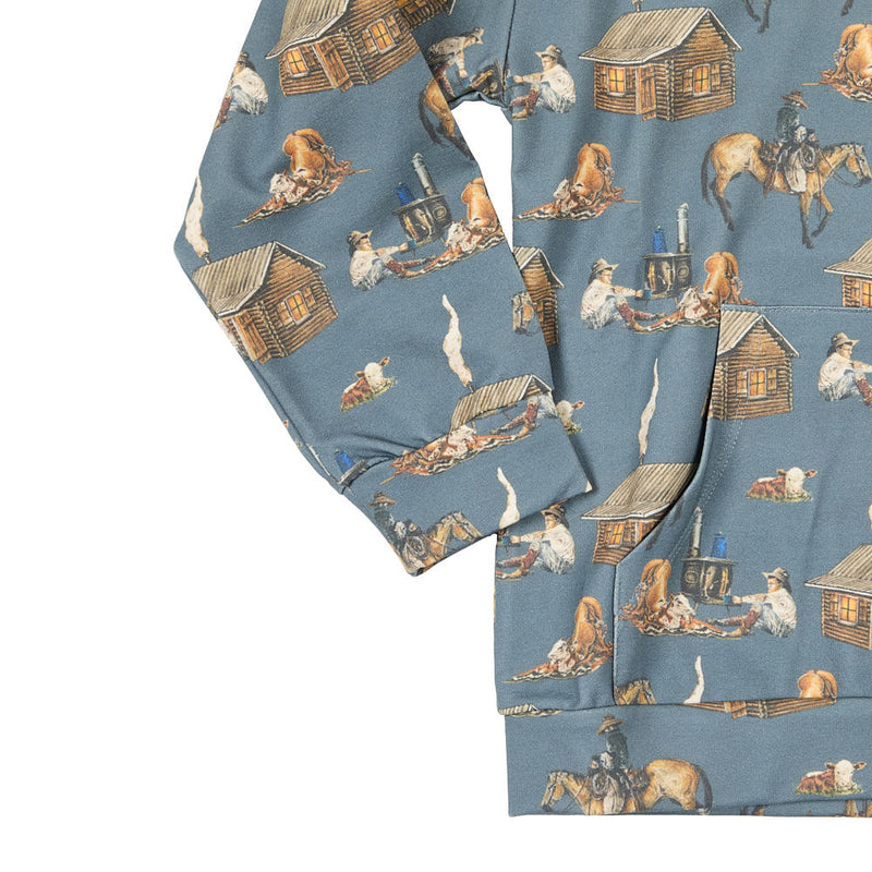 Cowkid Clothing Company Infant Boy's Silent Night Hoodie