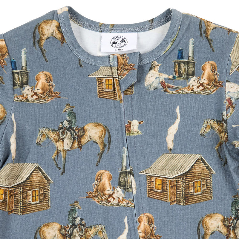 Cowkid Clothing Company Infant Boy's Silent Night Jammies
