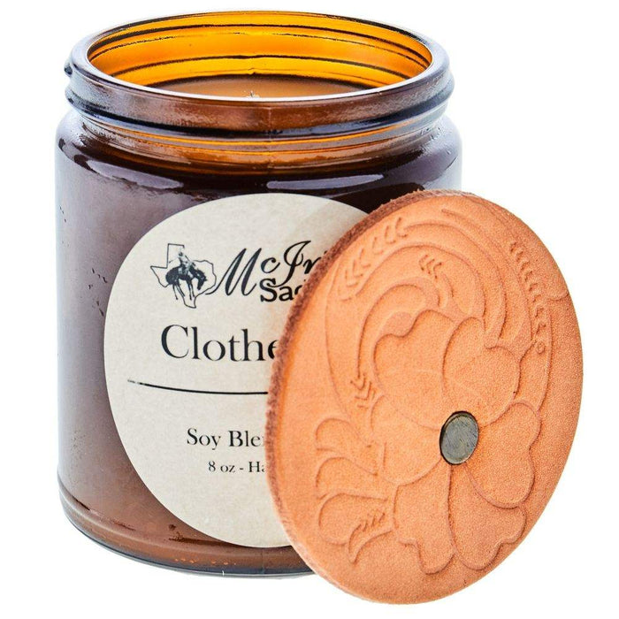 Mcintire Saddlery Clothesline Candle