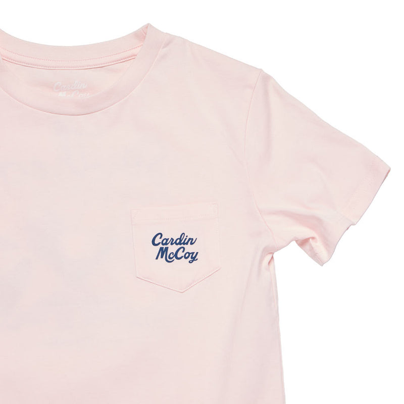 Cardin Mccoy Girls Pink By The Grace Of God Short Sleeve Tee