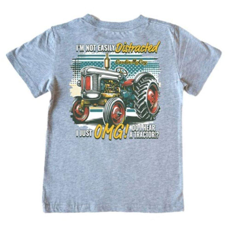 Cardin Mccoy Easily Distracted By Tractors Tee