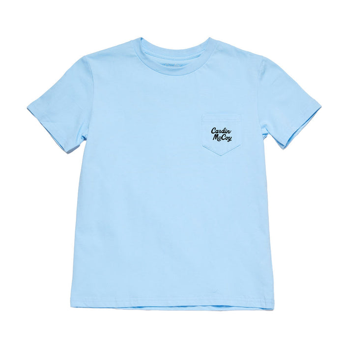 Cardin Mccoy Boy's Light Blue Good Stock Short Sleeve Tee