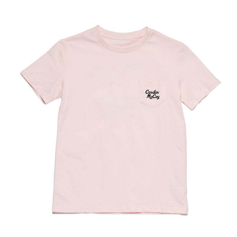 Cardin Mccoy Girl's Light Pink Good Stock Short Sleeve Tee