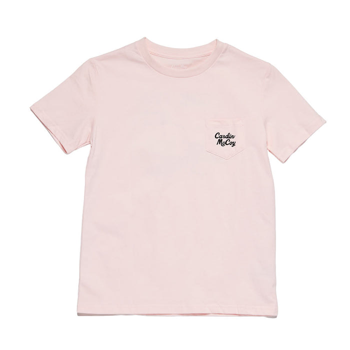 Cardin Mccoy Girl's Light Pink Good Stock Short Sleeve Tee