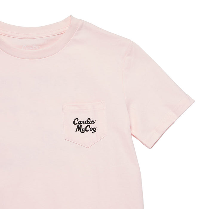 Cardin Mccoy Girl's Light Pink Good Stock Short Sleeve Tee