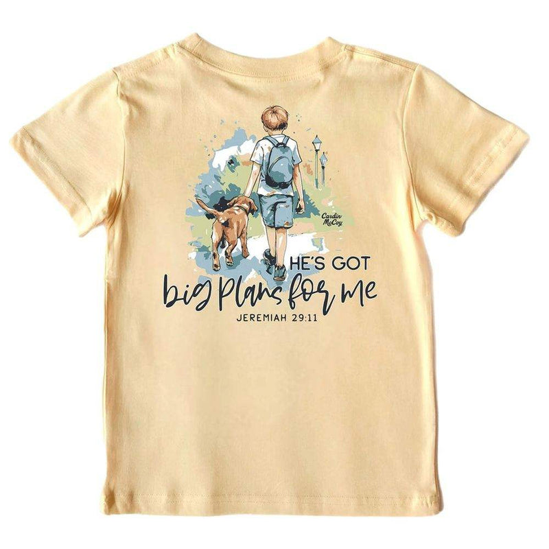 Cardin Mccoy Boys Butter He`s Got Big Plans Tee