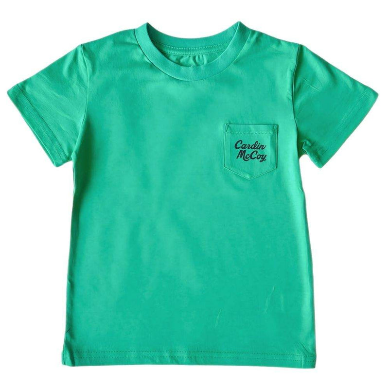 Cardin Mccoy Boy's Green He's Got Big Plans Tee