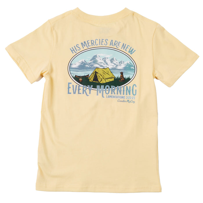 Cardin Mccoy Boys Butter Short Sleeve His Mercies Tee