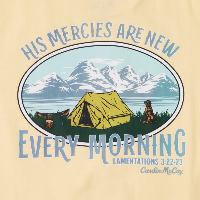 Cardin Mccoy Boys Butter Short Sleeve His Mercies Tee