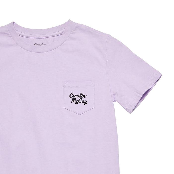 Cardin Mccoy Girl's Lavender Homestead Short Sleeve Tee
