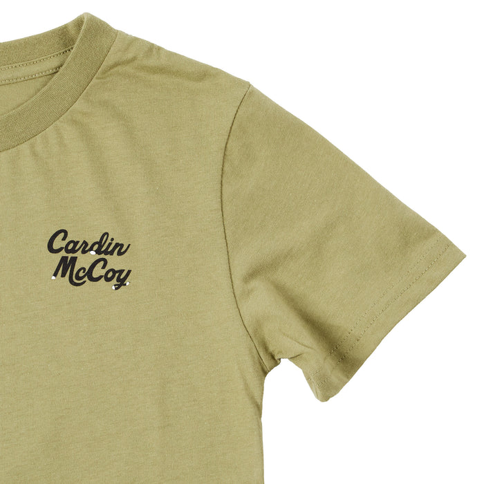 Cardin Mccoy Boys Olive This Is How We Roll Short Sleeve Tee