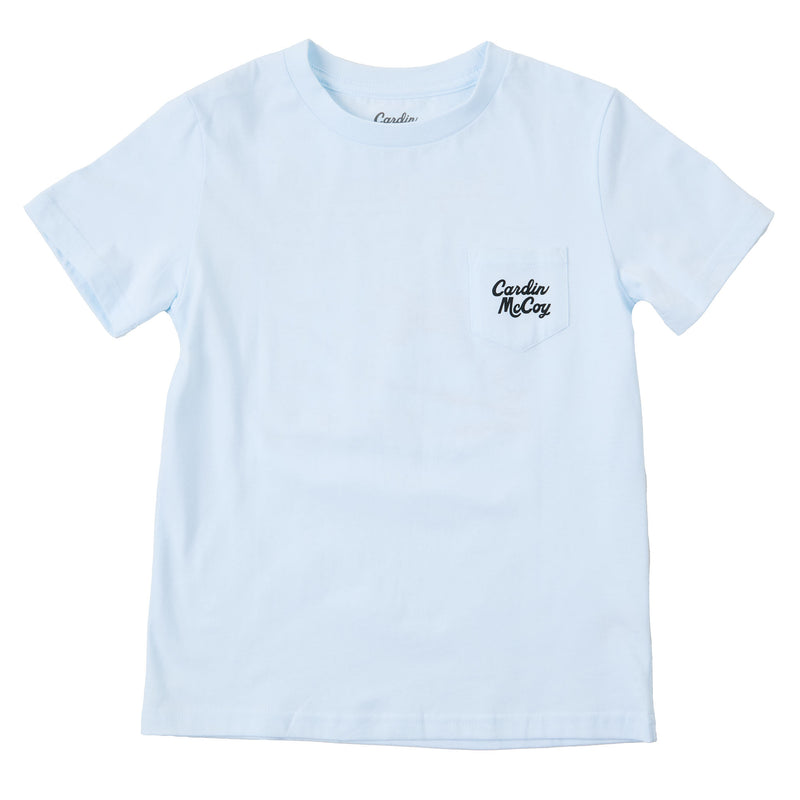 Cardin Mccoy Youth Let The Field Be Joyful Cool Blue Tee