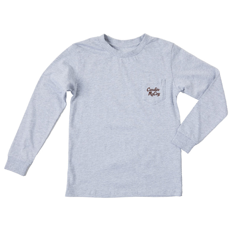 Cardin Mccoy Youth Let Us Think Him Grey Tee