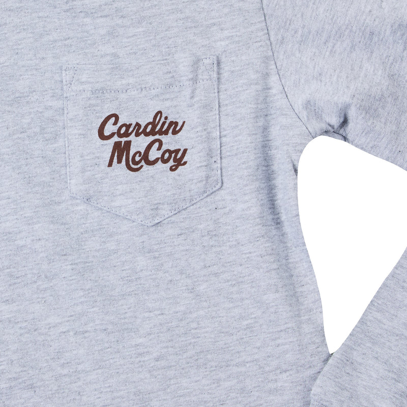 Cardin Mccoy Youth Let Us Think Him Grey Tee