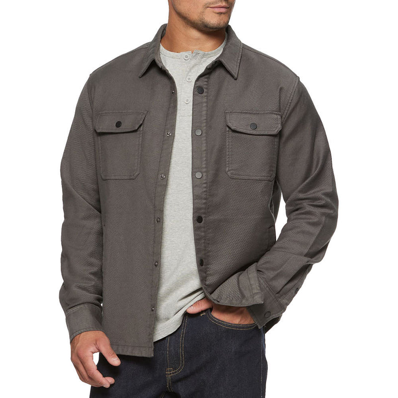 Flag & Anthem Men's Shane Charcoal Shirt Jacket