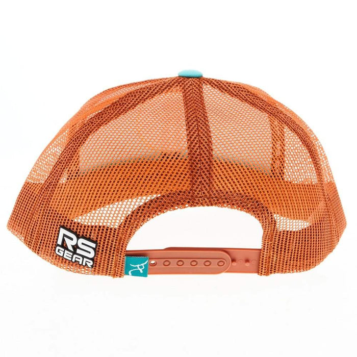 Ropesmart Ocean Blue Leather Patch Snapback Cap