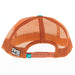 Ropesmart Ocean Blue Leather Patch Snapback Cap
