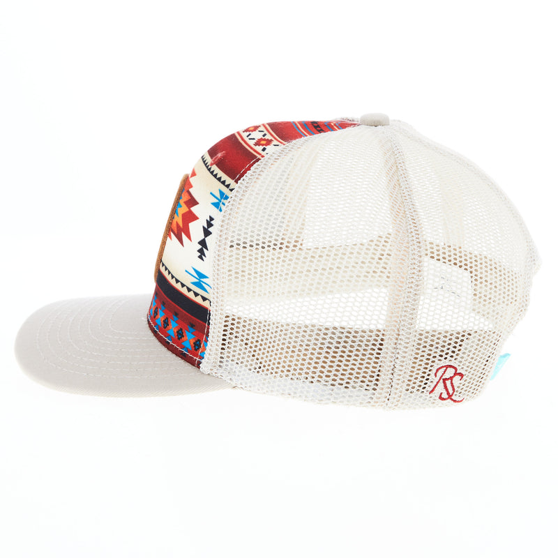 Ropesmart Leather Circle Aztec Patch Cap